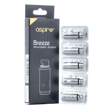 Aspire Breeze 1,0Ohm Coils 5er Pack Aspire Breeze 1,0Ohm Coils 5er Pack