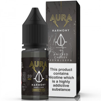 Harmony - Dark Cherry 20mg 10ml NicSalt Liquid by Aura Harmony - Dark Cherry 20mg 10ml NicSalt Liquid by Aura