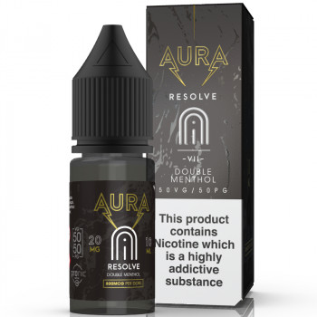 Resolve - Double Menthol 20mg 10ml NicSalt Liquid by Aura Resolve - Double Menthol 20mg 10ml NicSalt Liquid by Aura