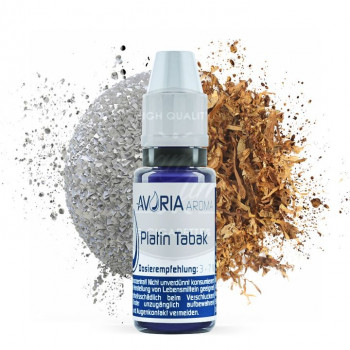 AVORIA E Liquid Aroma 12ml DIY - Platin Tabak 12ml AVORIA E Liquid Aroma 12ml DIY - Platin Tabak 12ml