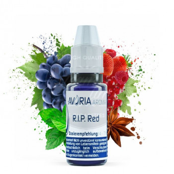 AVORIA E Liquid Aroma 12ml / R.I.P. Red AVORIA E Liquid Aroma 12ml / R.I.P. Red