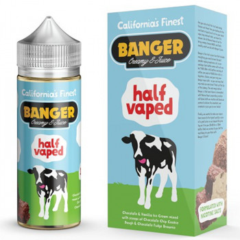 Half Vaped (100ml) Plus e Liquid by Banger Half Vaped (100ml) Plus e Liquid by Banger