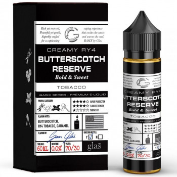 Butterscotch Reserve (50ml) Plus e Liquid by Glas™ Butterscotch Reserve (50ml) Plus e Liquid by Glas™