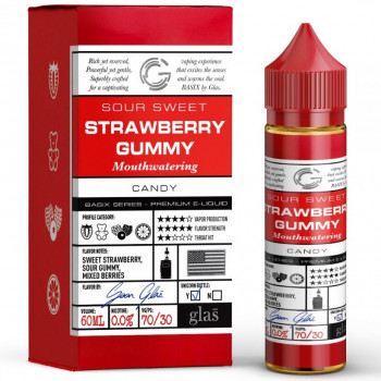 Strawberry Gummy (50ml) Plus e Liquid by Glas™ Strawberry Gummy (50ml) Plus e Liquid by Glas™