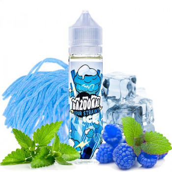 Blue Raspberry ICE Sour Straws (50ml) Plus e Liquid by Bazooka Sour Straws Blue Raspberry ICE Sour Straws (50ml) Plus e Liquid by Bazooka Sour Straws