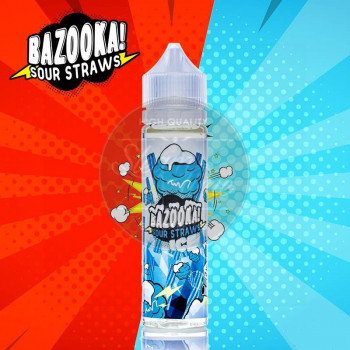 Blue Raspberry ICE Sour Straws (50ml) Plus e Liquid by Bazooka Sour Straws Blue Raspberry ICE Sour Straws (50ml) Plus e Liquid by Bazooka Sour Straws