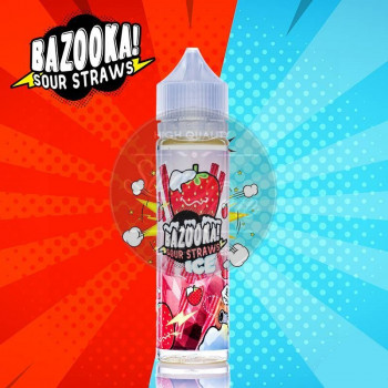 Strawberry ICE Sour Straws (50ml) Plus e Liquid by Bazooka Sour Straws Strawberry ICE Sour Straws (50ml) Plus e Liquid by Bazooka Sour Straws