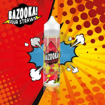 Watermelon Sour Straws (50ml) Plus e Liquid by Bazooka Sour Straws Watermelon Sour Straws (50ml) Plus e Liquid by Bazooka Sour Straws