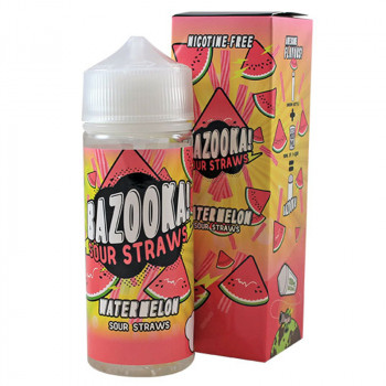 Watermelon 100ml Shortfill Liquid by Bazooka Sour Straws Watermelon 100ml Shortfill Liquid by Bazooka Sour Straws