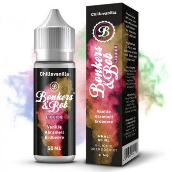 Chillavanilla (50ml) Plus e Liquid by Bonkers & Bob Chillavanilla (50ml) Plus e Liquid by Bonkers & Bob