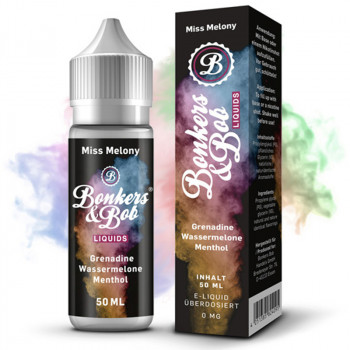 Miss Melony (50ml) Plus e Liquid by Bonkers & Bob Miss Melony (50ml) Plus e Liquid by Bonkers & Bob
