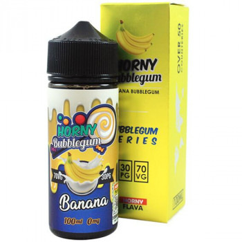 Banana (100ml) Plus e Liquid by Horny Flava Bubblegum Series Banana (100ml) Plus e Liquid by Horny Flava Bubblegum Series
