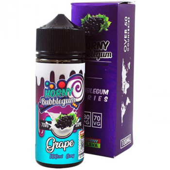Grape (100ml) Plus e Liquid by Horny Flava Bubblegum Series Grape (100ml) Plus e Liquid by Horny Flava Bubblegum Series
