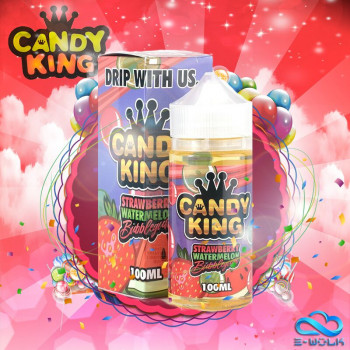 Strawberry Watermelon Bubblegum (100ml) Plus e Liquid by Candy King Strawberry Watermelon Bubblegum (100ml) Plus e Liquid by Candy King