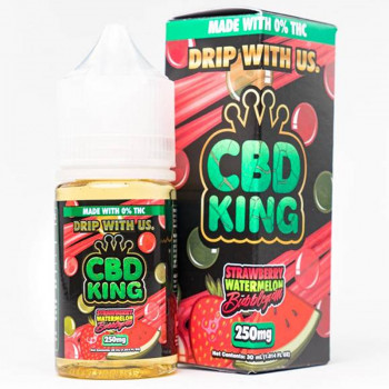 Strawberry Watermelon Bubblegum CBD Liquid 30ml by CBD King Strawberry Watermelon Bubblegum CBD Liquid 30ml by CBD King