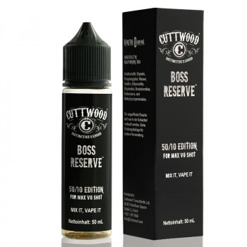 Boss Reserve (50ml) Plus e Liquid by Cuttwood MHD Boss Reserve (50ml) Plus e Liquid by Cuttwood MHD