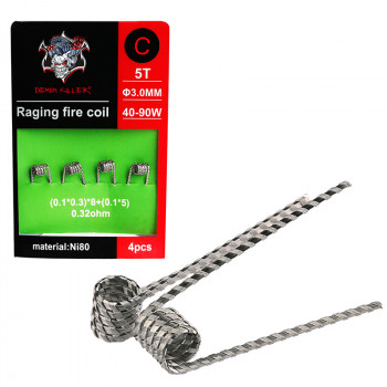 Demon Killer Raging Fire Coil Fertigwickelung Typ C Demon Killer Raging Fire Coil Fertigwickelung Typ C