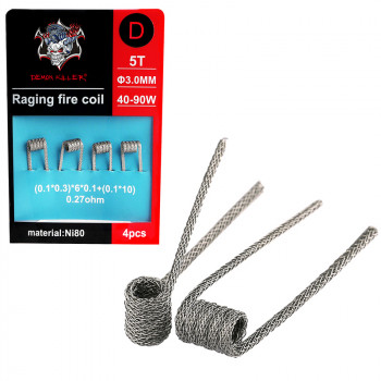 Demon Killer Raging Fire Coil Fertigwickelung Typ D Demon Killer Raging Fire Coil Fertigwickelung Typ D