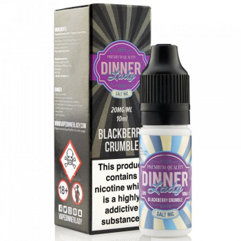 Blackberry Crumble 10ml 20mg NicSalt by Dinner Lady Blackberry Crumble 10ml 20mg NicSalt by Dinner Lady