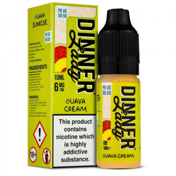 Guava Cream Original Serie 50/50 10ml Liquids by Dinner Lady Guava Cream Original Serie 50/50 10ml Liquids by Dinner Lady
