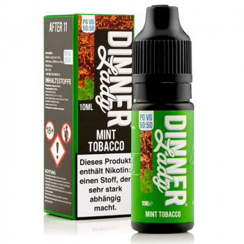 Mint Tobacco (After 11) Tobacco Serie 50/50 10ml Liquids by Dinner Lady Mint Tobacco (After 11) Tobacco Serie 50/50 10ml Liquids by Dinner Lady