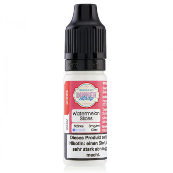 Watermelon Slices Tuck Shop Serie 50/50 10ml Liquids by Dinner Lady Watermelon Slices Tuck Shop Serie 50/50 10ml Liquids by Dinner Lady