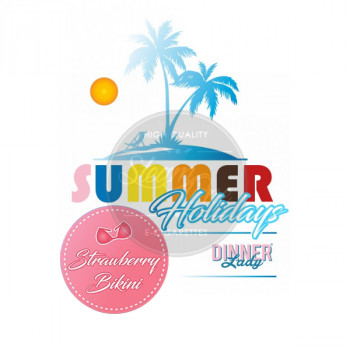 Strawberry Bikini by Dinner Lady Summer Holidays e Liquid 3x10ml Strawberry Bikini by Dinner Lady Summer Holidays e Liquid 3x10ml
