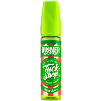 Apple Sours (50ml) Plus e Liquid by Tuck Shop Dinner Lady Apple Sours (50ml) Plus e Liquid by Tuck Shop Dinner Lady