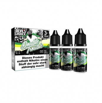 Double Trouble e Liquid 3x10ml by Devils Juice Double Trouble e Liquid 3x10ml by Devils Juice