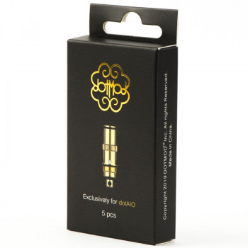 DotMod DotAIO Coil Serie 5er Pack Verdampferköpfe DotMod DotAIO Coil Serie 5er Pack Verdampferköpfe