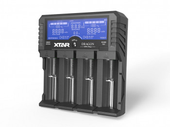 Xtar VP4 Plus "Dragon"- Ladegerät für Li-Ion Akkus Xtar VP4 Plus "Dragon"- Ladegerät für Li-Ion Akkus
