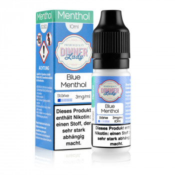 Blue Menthol 50/50 10ml Liquids by Dinner Lady Blue Menthol 50/50 10ml Liquids by Dinner Lady