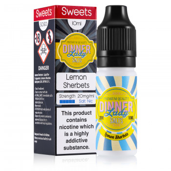 Lemon Sherbets 10ml 20mg NicSalt by Dinner Lady Lemon Sherbets 10ml 20mg NicSalt by Dinner Lady
