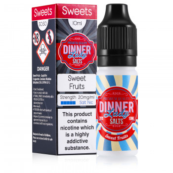 Sweet Fruits 10ml 20mg NicSalt by Dinner Lady Sweet Fruits 10ml 20mg NicSalt by Dinner Lady