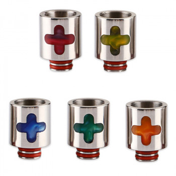 Edelstahl Resin Cross 510er DripTip Edelstahl Resin Cross 510er DripTip