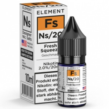 Fs Fresh Squeeze Ns20 10ml 20mg by Element e-Liquid Fs Fresh Squeeze Ns20 10ml 20mg by Element e-Liquid