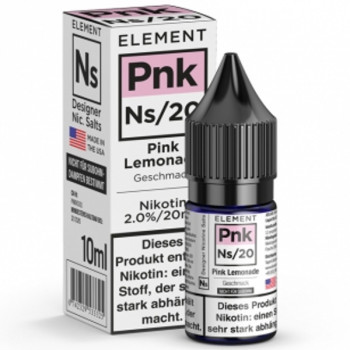 Pnk Pink Lemonade Ns20 10ml 20mg by Element e-Liquid Pnk Pink Lemonade Ns20 10ml 20mg by Element e-Liquid