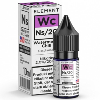 Wc Watermelon Chill Ns20 10ml 20mg by Element e-Liquid Wc Watermelon Chill Ns20 10ml 20mg by Element e-Liquid