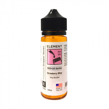 Strawberry Whip Sw Dripper Serie (100ml) Shortfill by Element E-Liquid Strawberry Whip Sw Dripper Serie (100ml) Shortfill by Element E-Liquid