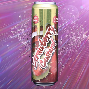 Fizzy Strawberry Custard (55ml) Plus e Liquid by Fizzy Juice Fizzy Strawberry Custard (55ml) Plus e Liquid by Fizzy Juice