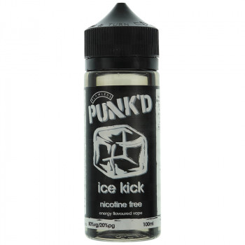 Ice Kick (100ml) Plus e Liquid by Punk'd Ice Kick (100ml) Plus e Liquid by Punk'd