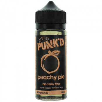 Peachy Pie (100ml) Plus e Liquid by Punk'd Peachy Pie (100ml) Plus e Liquid by Punk'd