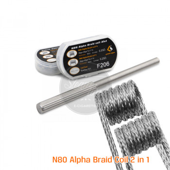 GeekVape N80 Alpha Braid Coil 2in1 Fertigwickelung GeekVape N80 Alpha Braid Coil 2in1 Fertigwickelung