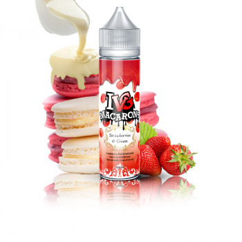 Strawberry & Cream (50ml) Plus e Liquid by I VG Macarons Strawberry & Cream (50ml) Plus e Liquid by I VG Macarons