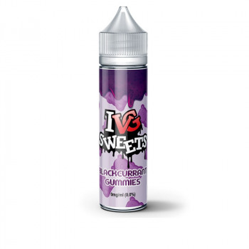 Blackcurrant Gummies (50ml) Plus e Liquid by I VG Sweets Blackcurrant Gummies (50ml) Plus e Liquid by I VG Sweets