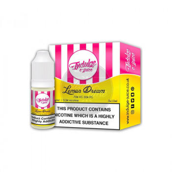 Lemon Dream by Indulge 3x10 ml e Liquid Lemon Dream by Indulge 3x10 ml e Liquid