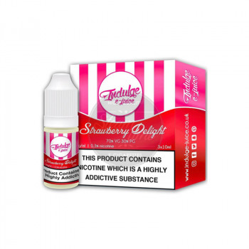 Strawberry Delight by Indulge 3x10 ml e Liquid Strawberry Delight by Indulge 3x10 ml e Liquid
