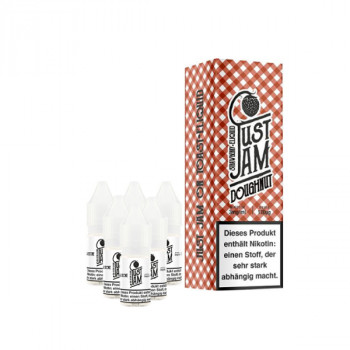 Just Jam Strawberry Doughnut 6er Pack 10ml e Liquid Just Jam Strawberry Doughnut 6er Pack 10ml e Liquid