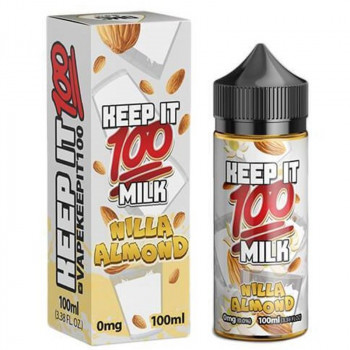 Nilla Almond (100ml) Plus e Liquid by Keep it Nilla Almond (100ml) Plus e Liquid by Keep it
