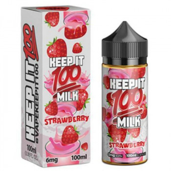 Strawberry Milk (100ml) Plus e Liquid by Keep it Strawberry Milk (100ml) Plus e Liquid by Keep it